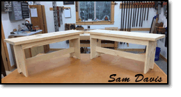 Dan K. Shaker style benches